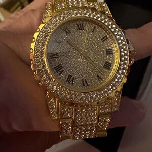 Gold and Silver Men's Watch
